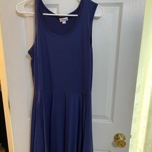 LuLaRoe NWOT Solid Blue Nicki